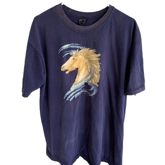 Vintage Horse Graphic Tee Shirt Size XL - Picture 1 of 5